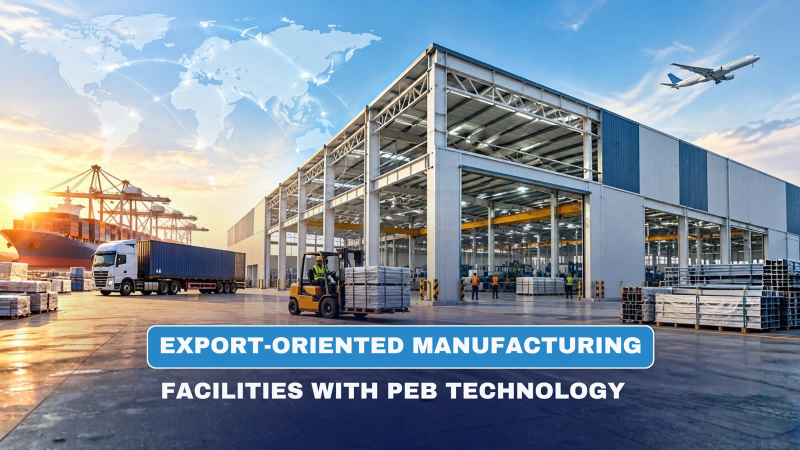 Export-oriented manufacturing facility built with PEB technology
