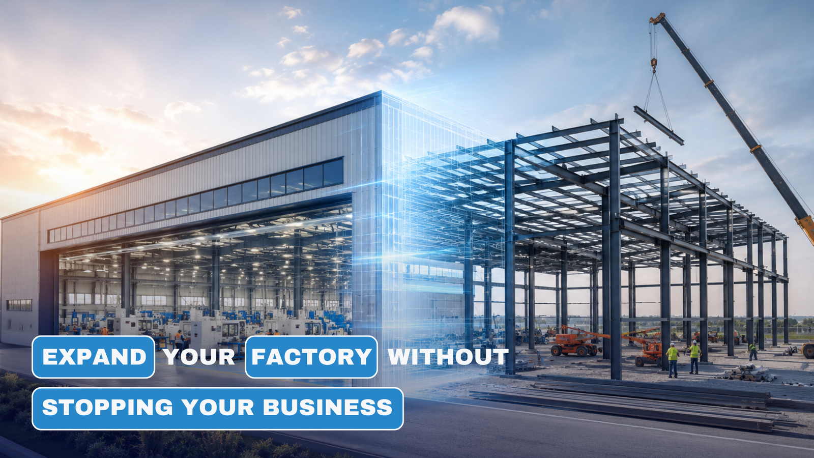 Factory expansion using Pre-Engineered Building solutions without disrupting business operations